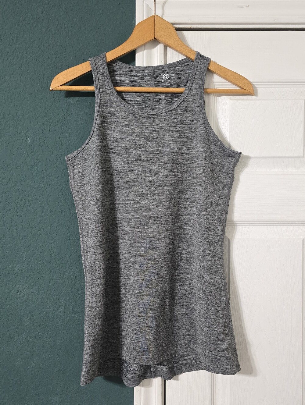 C9 by Champion Heather Gray Racerback Tank Top S Performance Athletic Gym Yoga